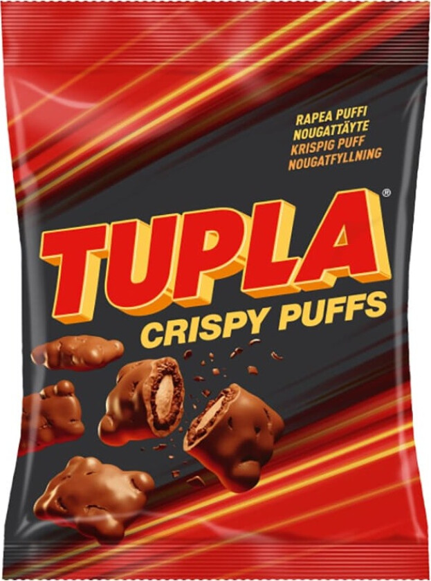Tupla Crispy Puffs sjokolade 1016566