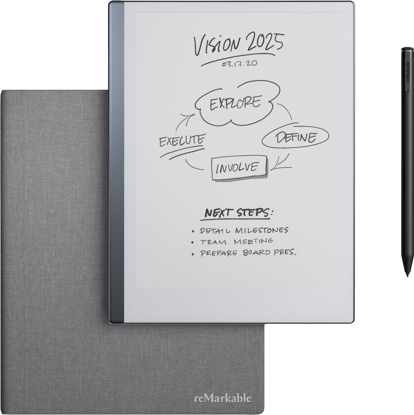 2 – Den digitale notatboken – Marker Plus – Book Folio grå