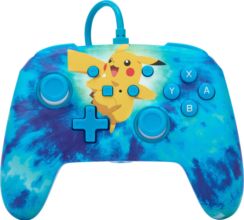 Nintendo Switch Enhanced USB kablet kontroller TieDye Pikachu