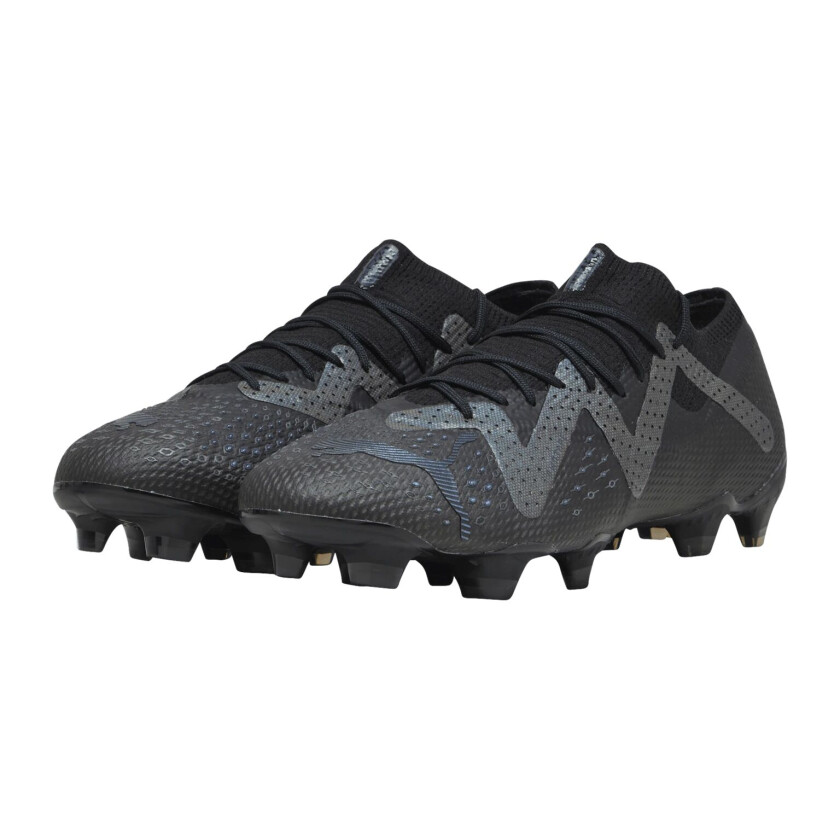 FUTURE Ultimate Low FG/AG / Q3 23, fotballsko gress og kunstgress, unisex Black-Asphalt