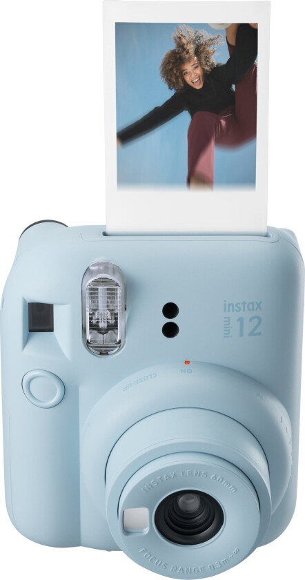 Instax Mini 12 kompaktkamera (blå, 10 bilder)