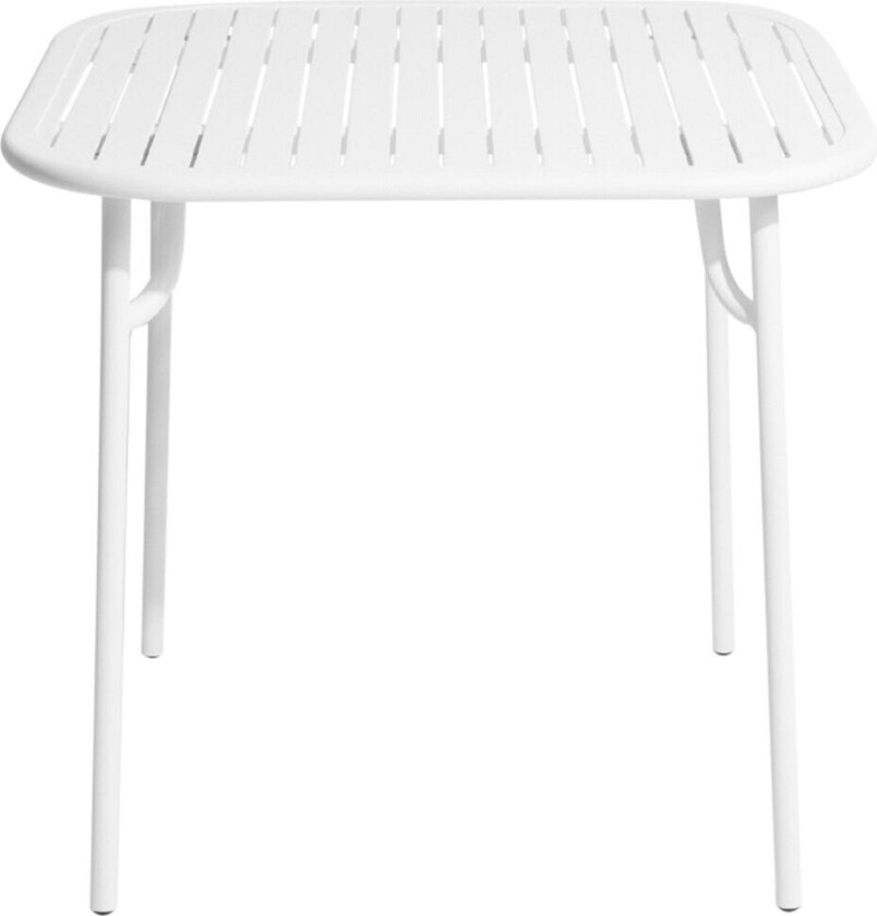 Week-End, Square Table, White