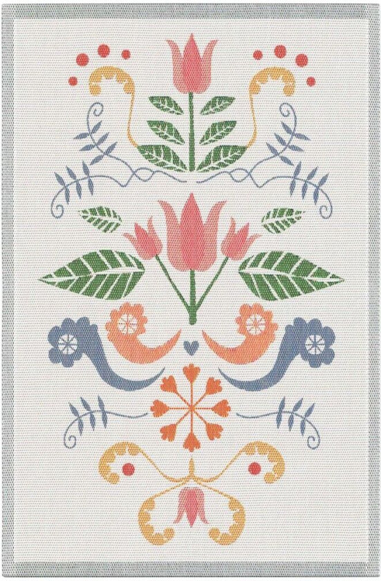 Lindas tulipan kjøkkenhåndkle 40x60 cm Rosa-grå