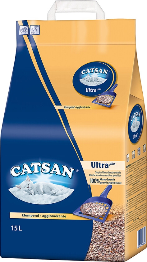 Ultra Klumpende Kattesand - 15 l