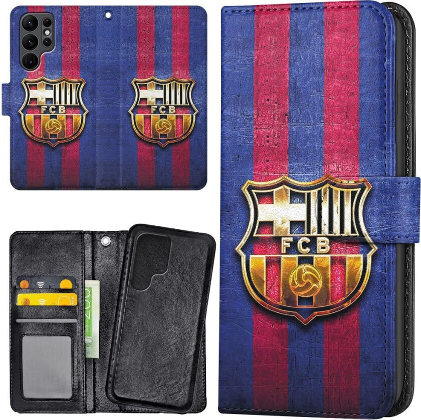 Samsung Galaxy S24 Ultra - Lommebok Deksel FC Barcelona