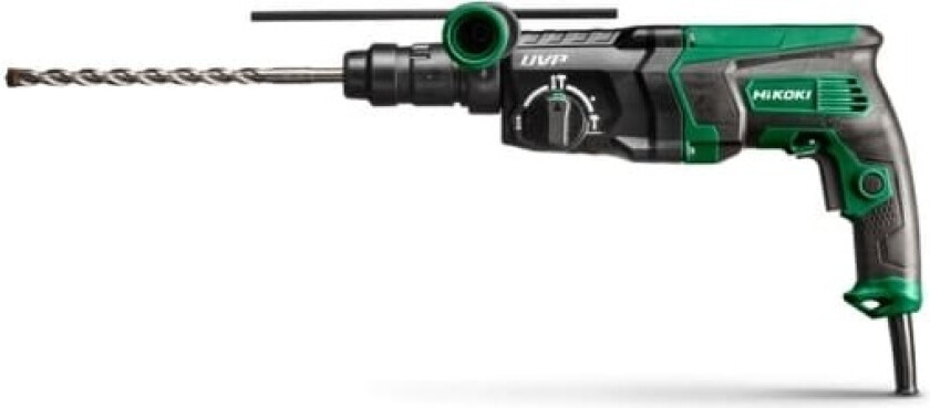 Hikoki DH28PMY2, SDS Plus, Sort, Grønn, Børstet motor, 2,8 cm, 1100 RPM, 3 J