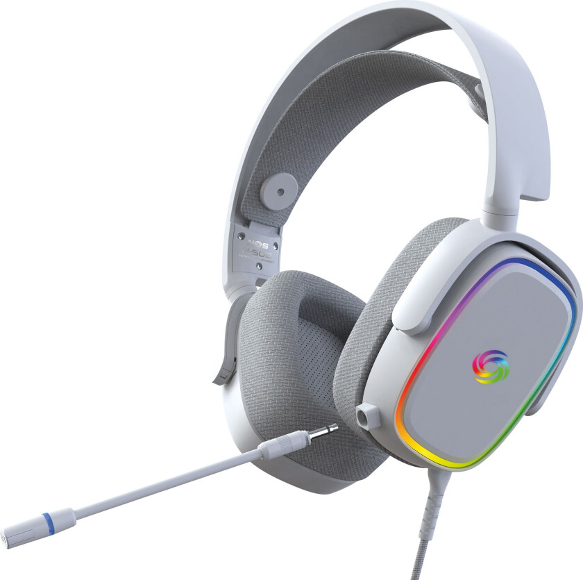 H-500 gaming headset (hvit)