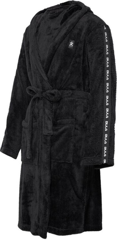Bula Beach Fleece Badekåpe Svart L/XL