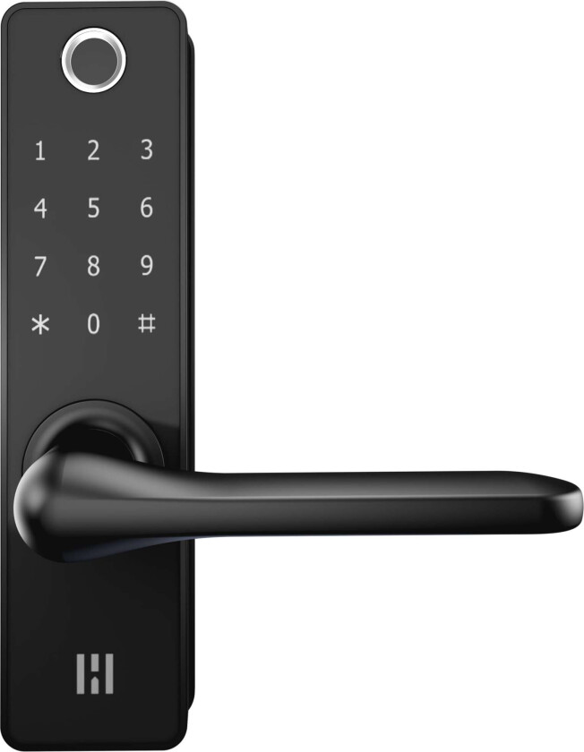 Smart Fingerprint digital lås (sort)