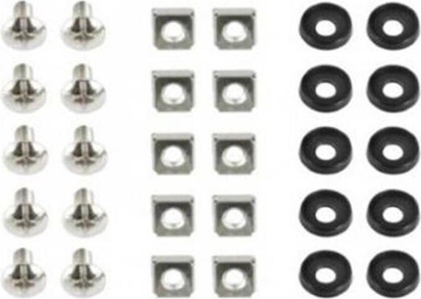 19A-FSET-01 19'' rack mounting set (bolt nut washer) (10-Pack)
