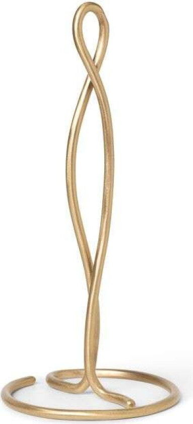 Ferm Living Curvature Paper Towel Holder Brass