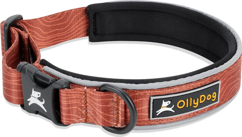 Flagstaff Reflective Comfort Collar Clay S, Clay