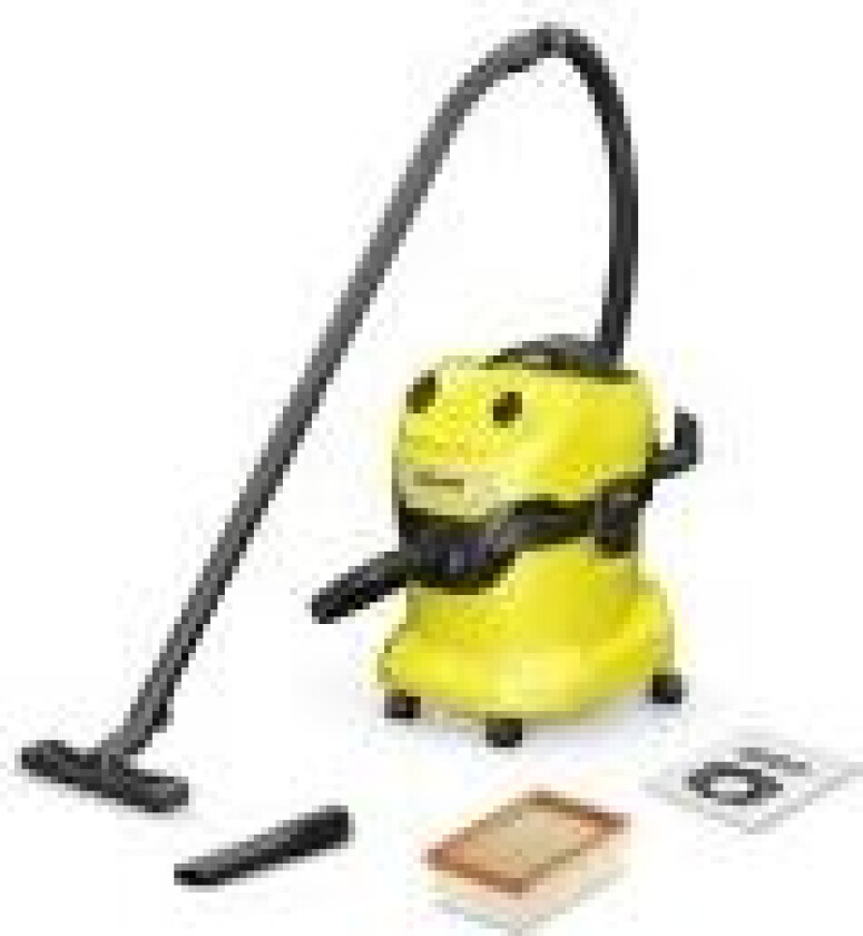 Kärcher WD 4 V-20/5/22 20 L Tromle vakuum Tør&våd 1000 W Poseløs