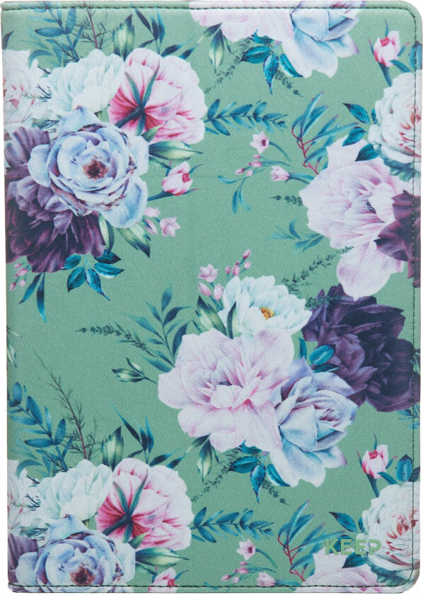 iPad 10,2/10,5" nettbrettdeksel (grønn blomst)