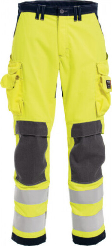 Flammehemmende bukse 582081, High-Vis at 2 gul/marineblå, D104
