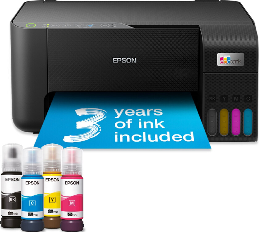 EcoTank ET-2865 - Multifunktionsdrucker - Farbe - Tintenstrahl - ITS - A4 (Medien) - bis zu 10 Seiten/Min. (Drucken) - 100 Blatt - USB, Wi-Fi -