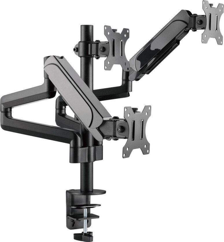 Essentials Triple Spring skjermarm (sort)