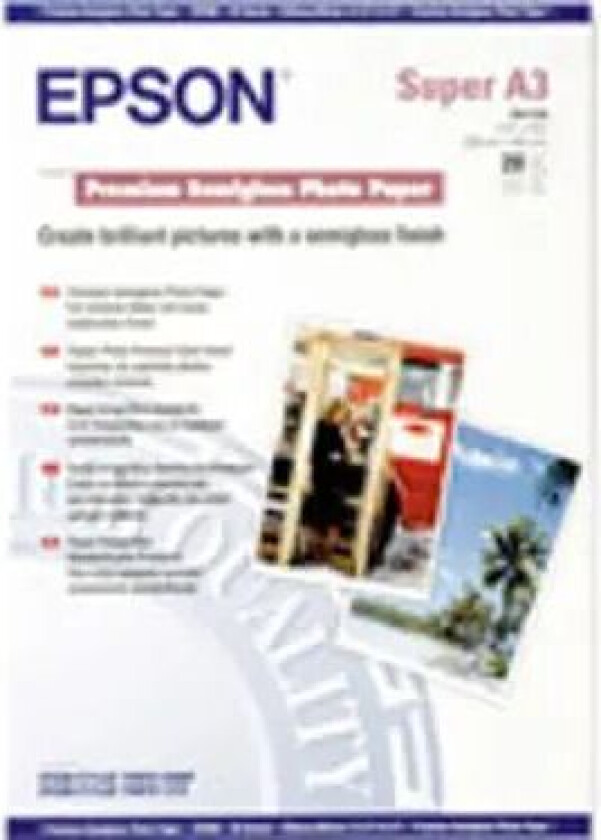 Papir Photo Premium Semi Glossy A3+ 20-ark 250g