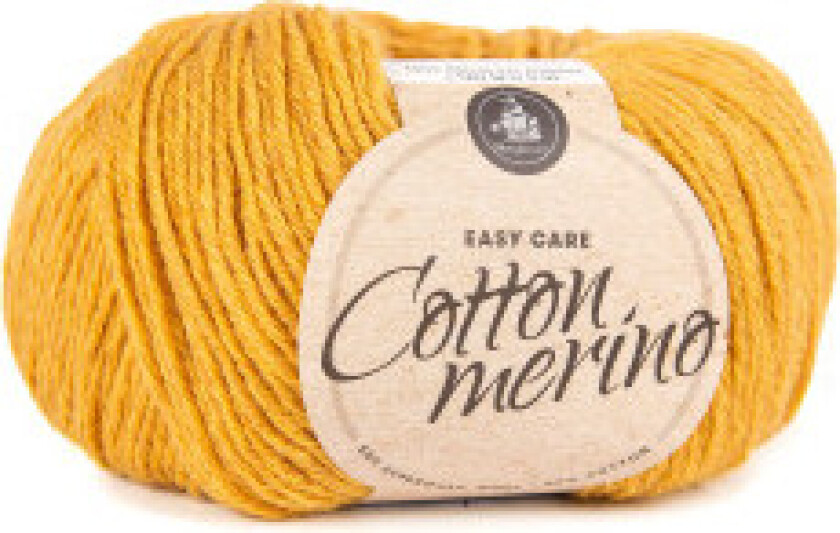 Easy Care Bomull Merino Garn Solid 10 Sol Gul
