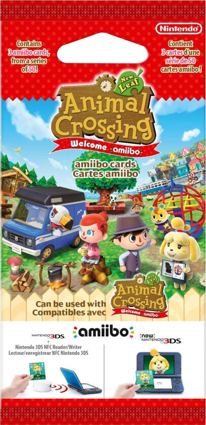 Animal Crossing New Leaf: Welcome amiibo! - Amiibo Cards (3pcs)
