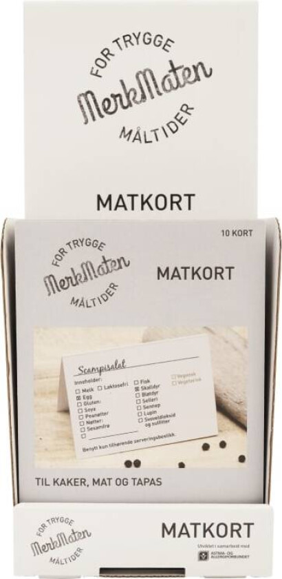 Matmerking Allergener 10stk
