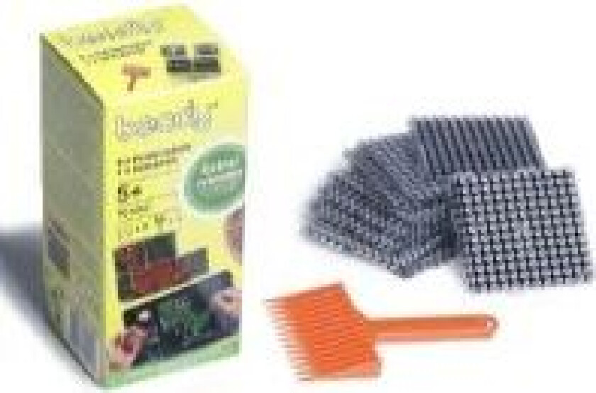 Bilde av TOYMAX Beady 9stk. perleplader 6x6cm + 1 skraber i æske