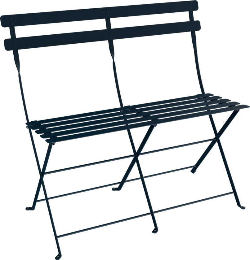 Bistro 2-Seater Ottoman, Deep Blue