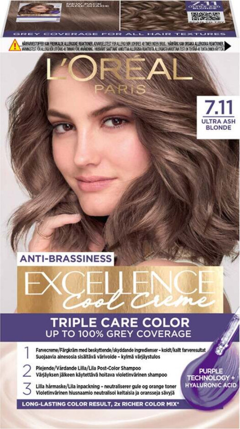 Excellence Creme Ultra 7.11 Ash Blond