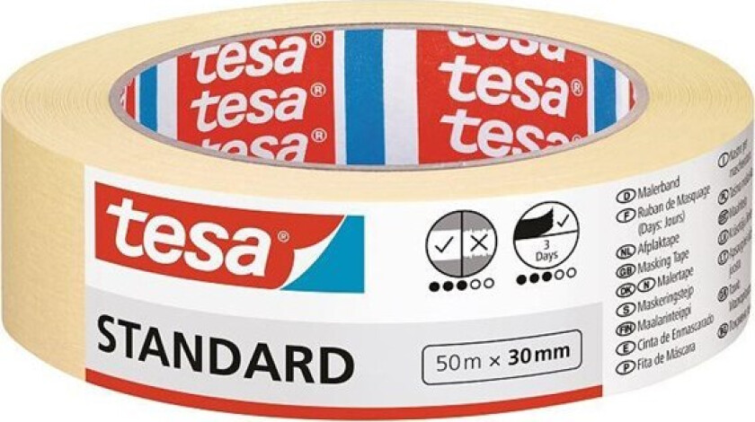 Masking Tape Standard 50 m x 30 mm
