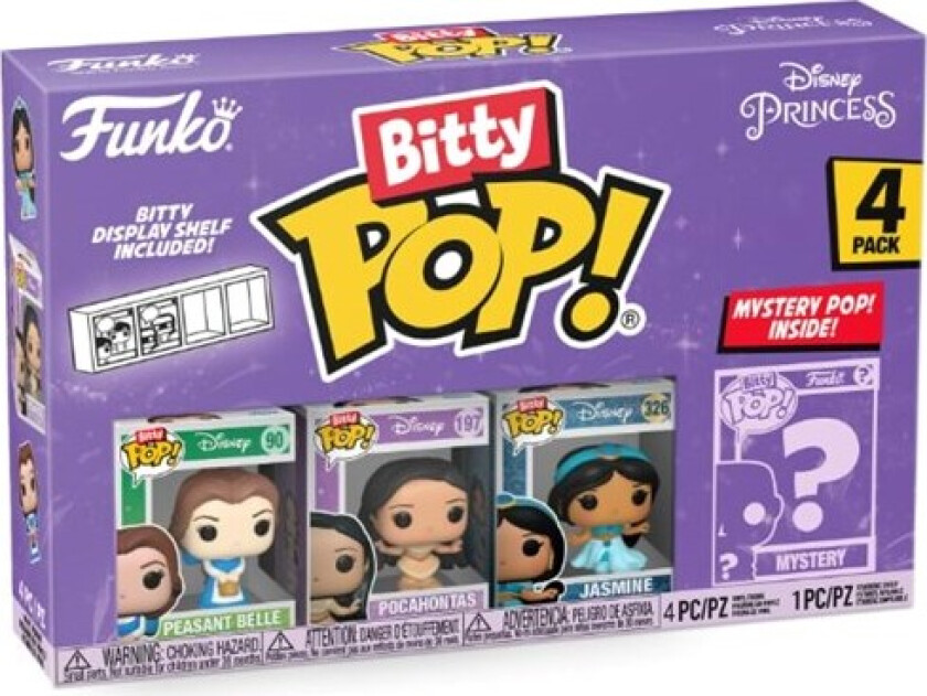 - DISNEY BITTY POP! DISNEY PRINCESS 4-PACK SERIES 2 - Figur