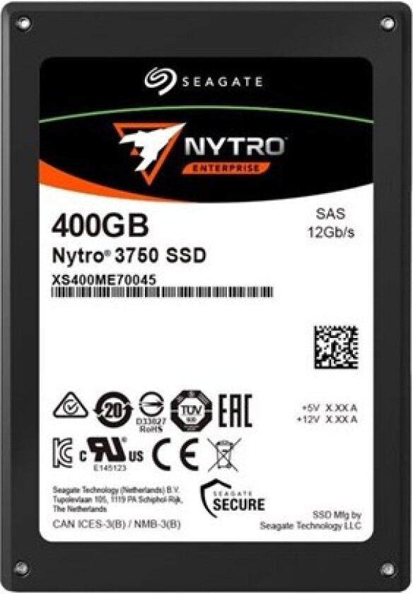 Nytro 3750 XS400ME70045 - SSD - Write Intensive - 400 GB - SAS 12Gb/s