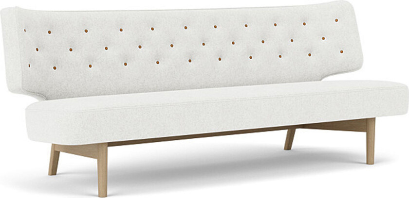 Radiohus Sofa P2 Natural Oak / Buttons Dakar 0250 / Hallingdal 0110