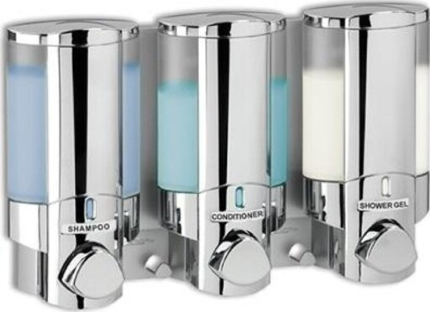 Aviva III såpedispenser, krom