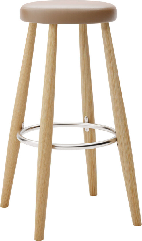 Ch56 High Stool, Oljad Ek, Lädergrupp C Sif - 91