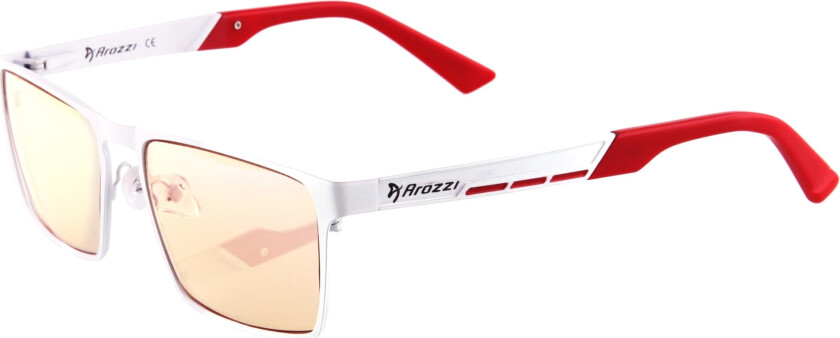 Visione VX800 gamingbriller (hvit/rød)