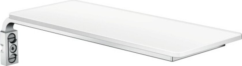 Casetta såpeskål, hvit/krom