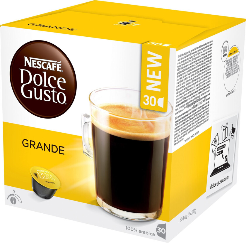 Nescafè Dolce Gusto kapsler - Grande