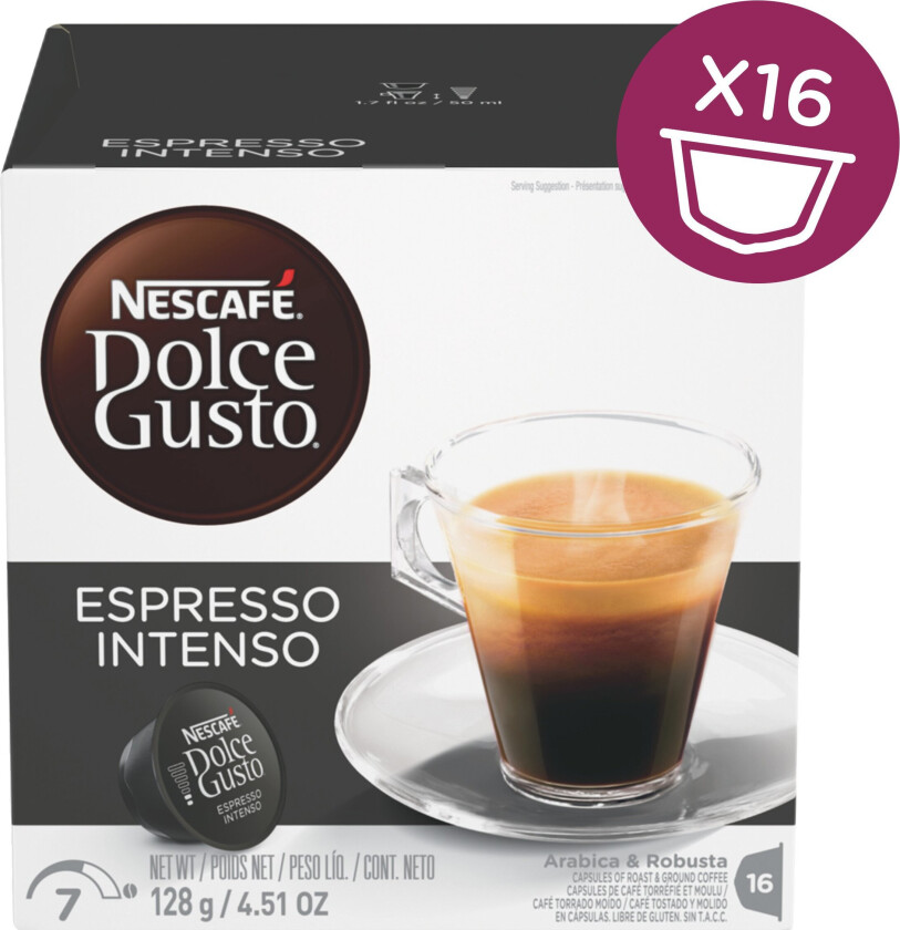 Nescafè Dolce Gusto kapsler - Espresso Intenso