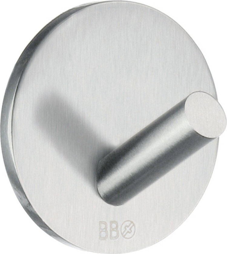 håndkleknagg, 4 stk., børstet rustfritt stål