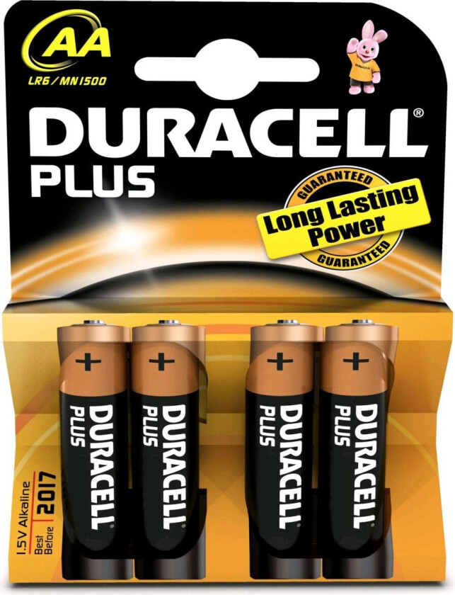 batterier Plus Power AA 4 pakk