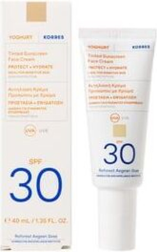 Korres Yoghurt Tinted Face Cream Spf30 40ml Hudfarget