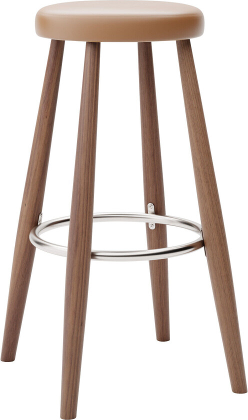 Ch56 High Stool, Oljad Valnöt, Lädergrupp B Thor - 307