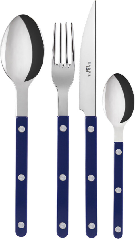 Bistrot 4 Pieces Cutlery Set Solid Navy Blue