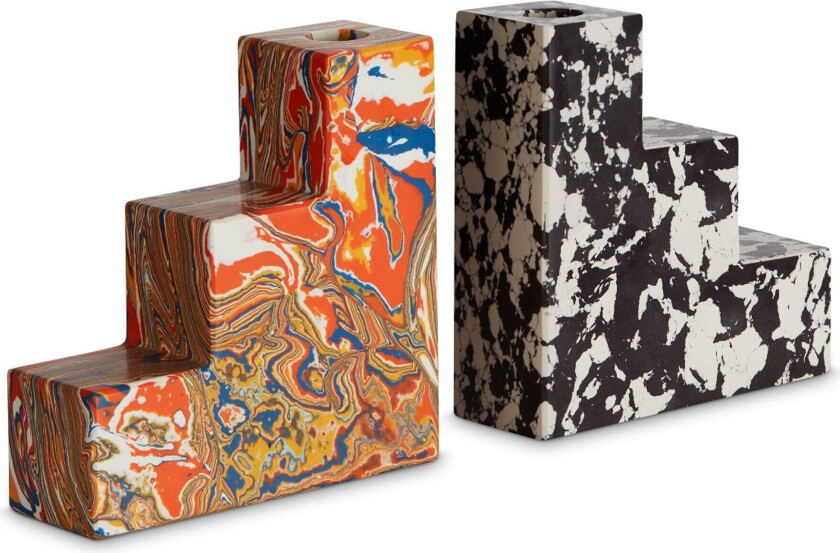 Bilde av Swirl Stepped Bookends