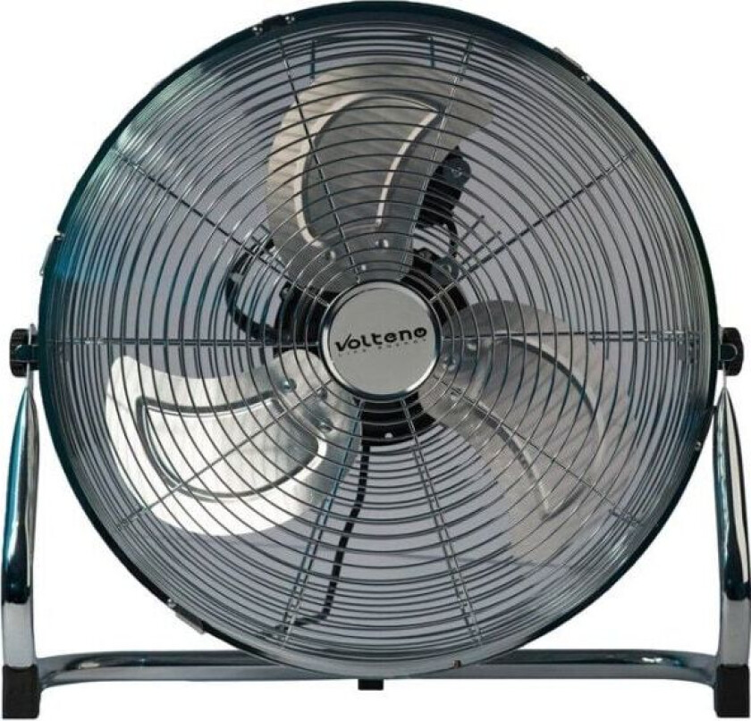 VOLTENO GULVVIFTE SIRKULATOR KROM 80W / 40 cm