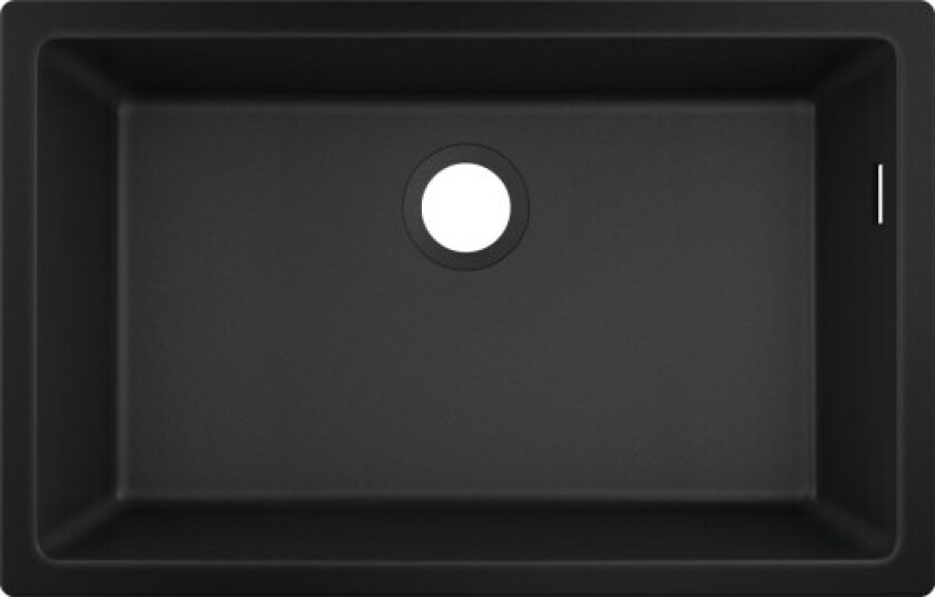 kjøkkenvask, 71x45 cm, sort