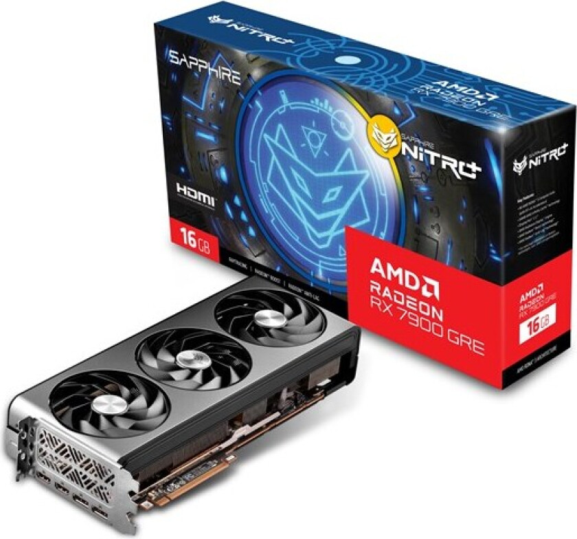 Radeon RX 7900 GRE NITRO+ - 16GB GDDR6 RAM - Grafikkort