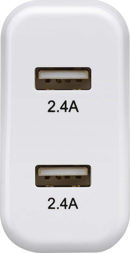 reiselader 4,8A (hvit)