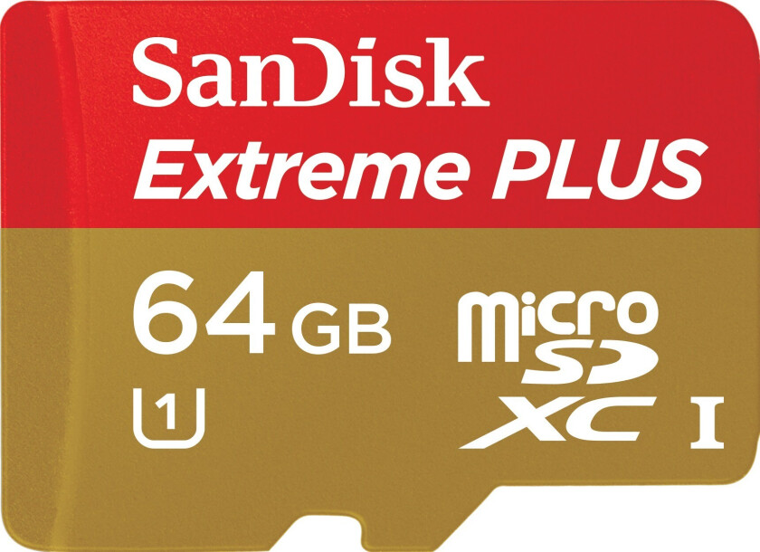 SanDisk Extreme Plus Micro SDXC 64 GB minnekort
