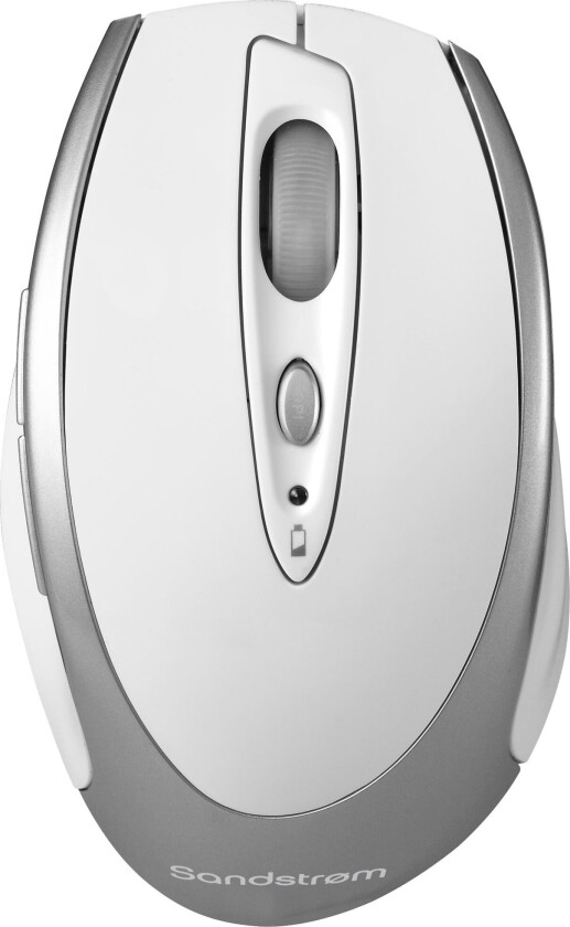 trådløs optisk mus (hvit)